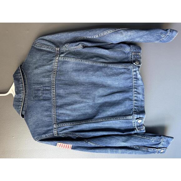 Polo Ralph Lauren Authentic Denim Jacket with American Flag Patch - Picture 2 of 6